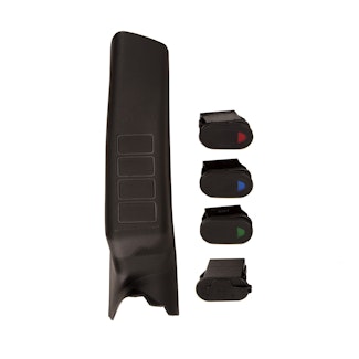 Rugged Ridge 17235.95 A-Pillar, Pod Kit, 3 Switch, USB, Right