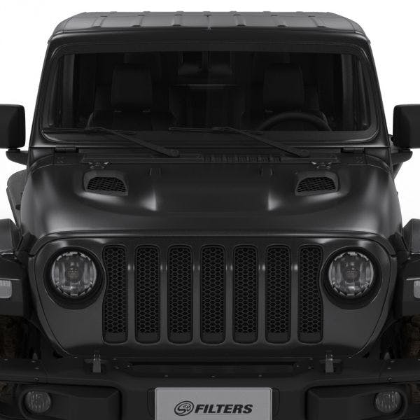 S&B Filters AS-1015 Air Hood Scoops for 18-20 Wrangler JL Rubicon 2020 Jeep  JT