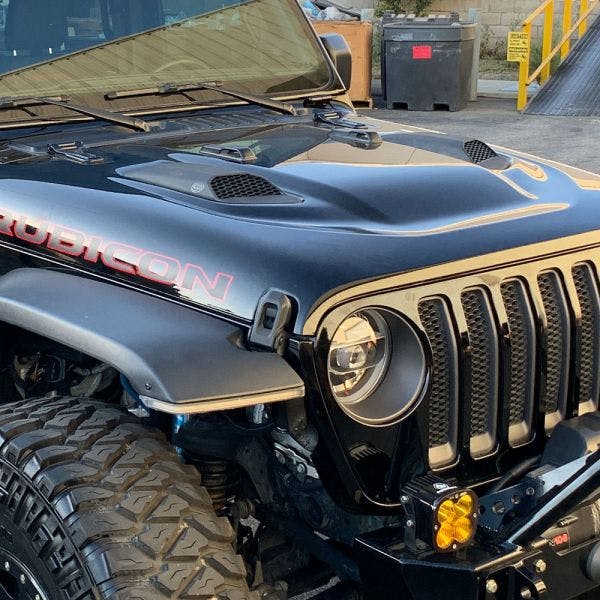 S&B Filters AS-1015 Air Hood Scoops for 18-20 Wrangler JL Rubicon 2020 Jeep  JT