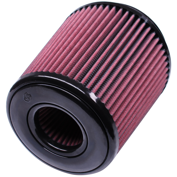 S&B Filters CR-91031 Replacement Air Filter for Competitor Intakes Oiled Cotton Cleanable Red