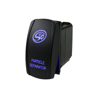 S&B Filters HP1432-00 LED Rocker Switch with Logo for Particle Separator