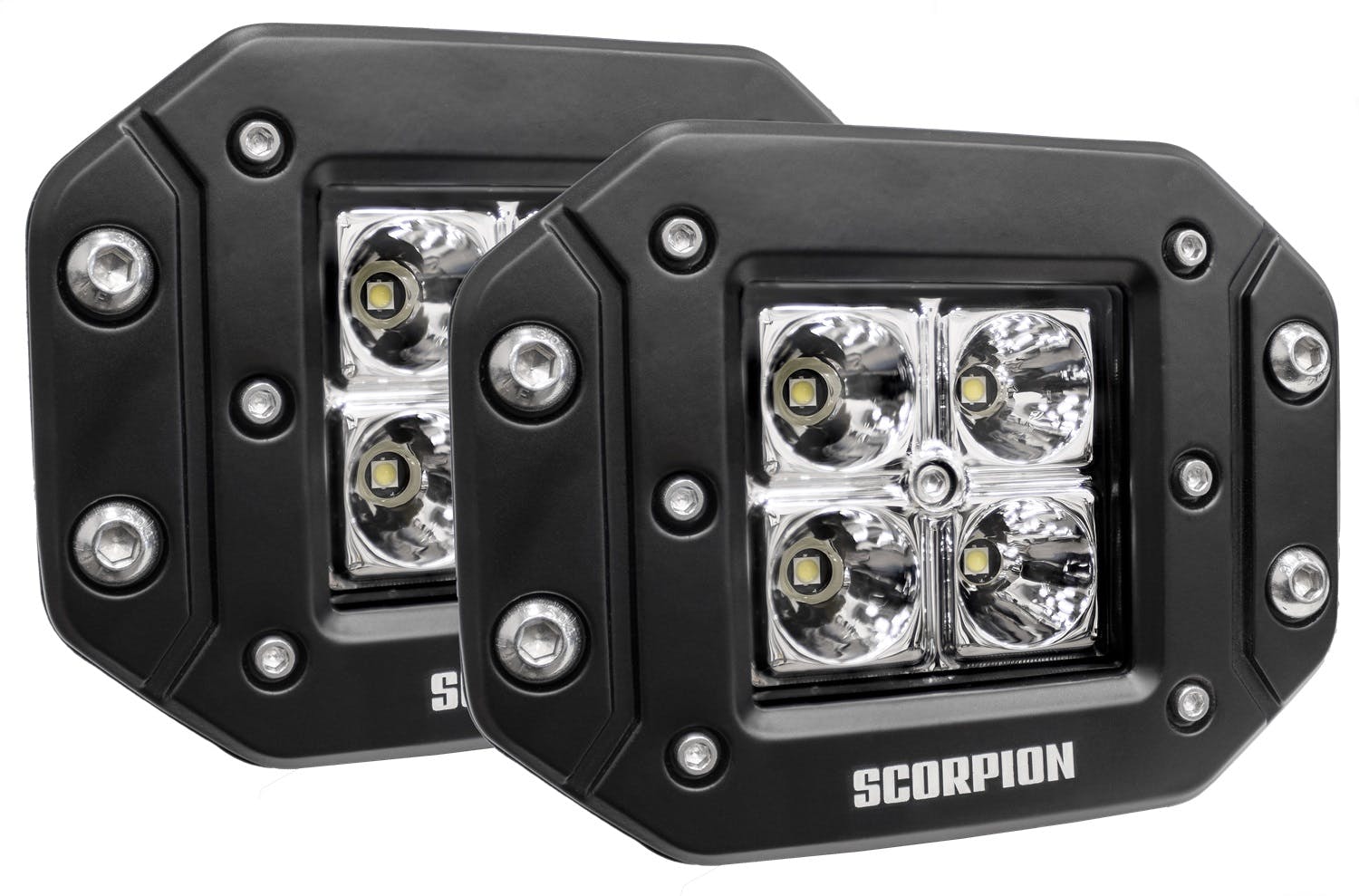 Scorpion Extreme Products KU09141BK Alpha Pod Spot Beam LED Lights