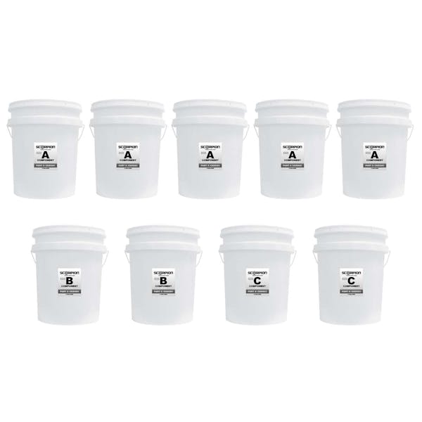 Scorpion Protective Coatings CHXO45 XO2 Bed Liner Kit (Black, 45