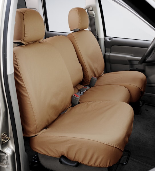 Seat Saver SS2340PCTN Covercraft SeatSaver Front Row Polycotton Tan