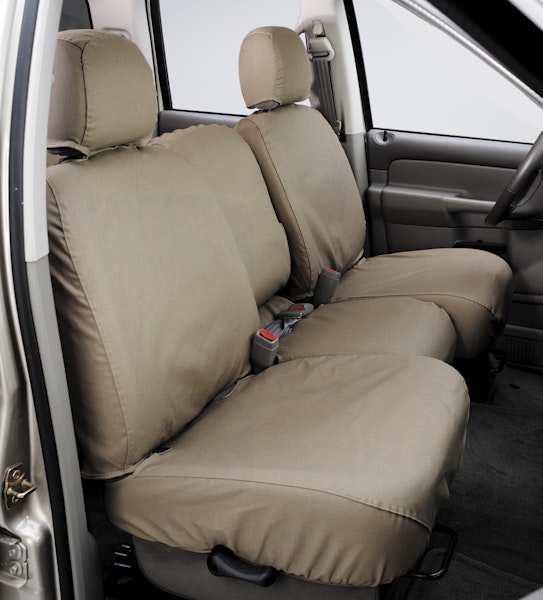 Seat Saver SS7367PCTP Covercraft SeatSaver Second Row Polycotton Taupe