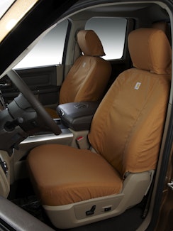 Seat Saver SSC2401CABN Carhartt SeatSaver Custom Front Row Seat Covers - Brown