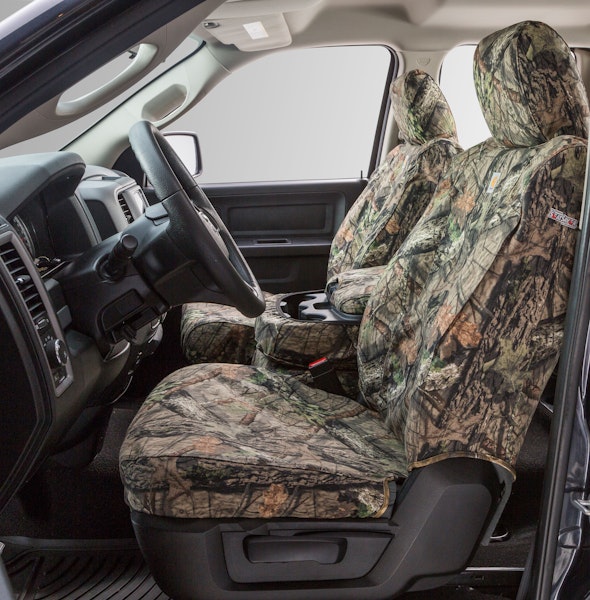 Seat Saver SSC2543CAMB Carhartt Camo SeatSaver Custom Front Row Seat Covers - Mossy Oak