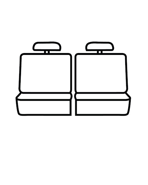 Seat Saver SSC7424COBK Carhartt Super Dux SeatSaver Custom Third Row Seat Covers - Black