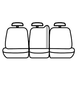 Seat Saver SSC8349CABN Carhartt SeatSaver Custom Second Row Seat Covers - Brown