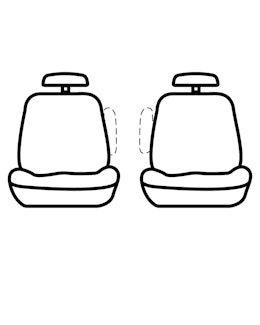 Seat Saver SS2370WFGY Covercraft SeatSaver Front Row Waterproof Grey