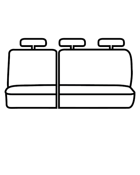 Seat Saver SSC7408COBK Carhartt Super Dux SeatSaver Custom Third Row Seat Covers - Black