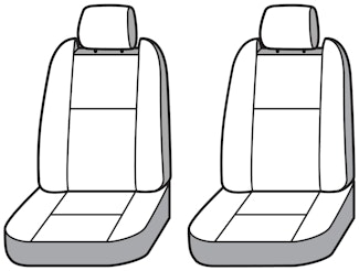 Seat Saver SSC2588CABN Carhartt SeatSaver Custom Front Row Seat Covers - Brown