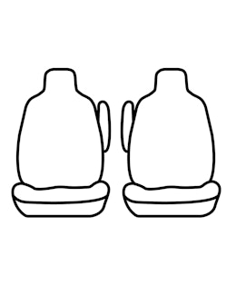 Seat Saver SSC7390CABN Carhartt SeatSaver Custom Second Row Seat Covers - Brown