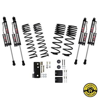 Skyjacker JK20BKXLT 2 in. Suspension Lift System With ADX 2.0 Remote Reservoir Shocks.