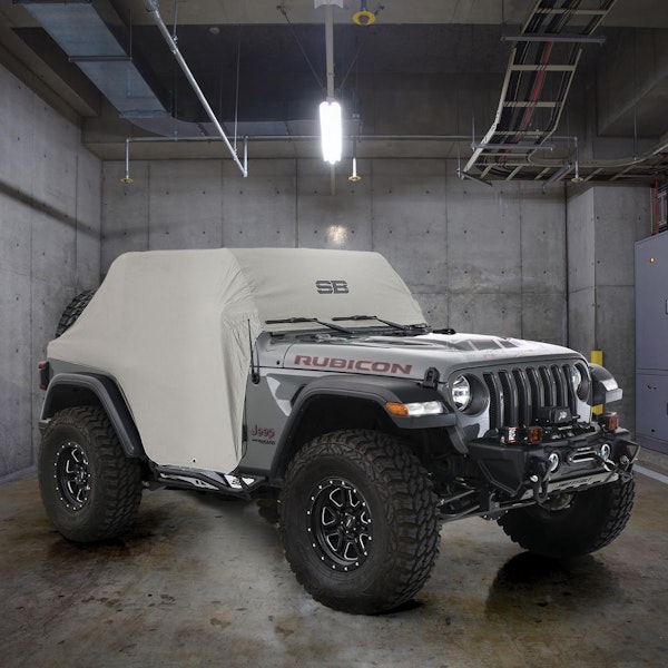 Smittybilt 1070 JL Cab Cover Gray W/Door Flaps 2-Door