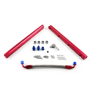 PCE137.1002 Chevy SBC 350 Billet Aluminum Fuel Injector Rail Kit PCE137.1002 Chevy SBC 350 Billet Aluminum Fuel Injector Rail Kit