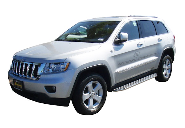 Steelcraft 123200 STX100 Running Boards Black/Stainless Trim