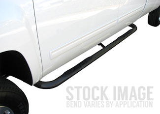 Steelcraft 204500 3 Round Sidebars Black