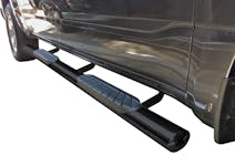 Steelcraft 440700-1 4 Straight Sidebars Semi Gloss Black