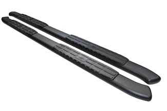 Steelcraft 45-04600 4 Oval Blackout Series Sidebars Black S/S