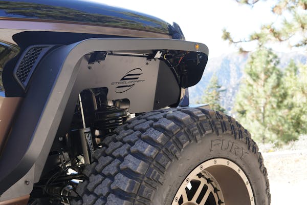 Steelcraft 92305 Front Fender Liners Fine Textured Black