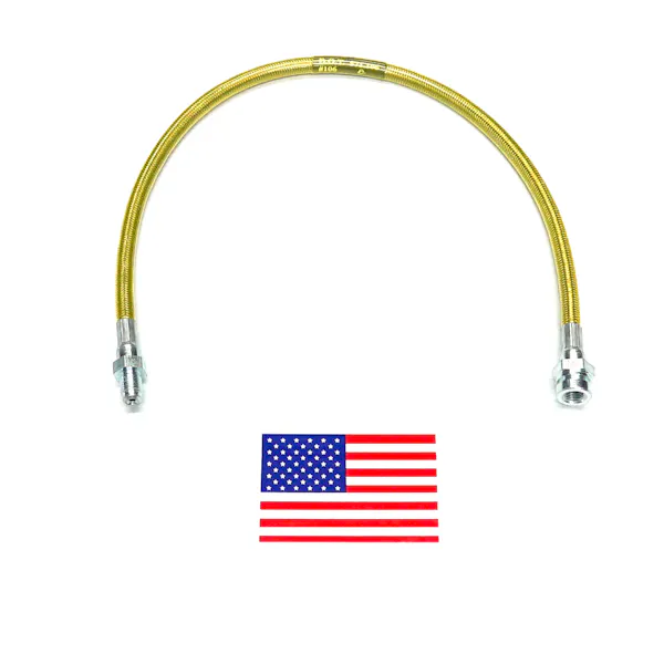 SuperLift Bullet Proof Brake Hose For 8 To 12-Inch Lift; Front 91355 (79-86 4WD Blazer, K10, 4WD Jimmy