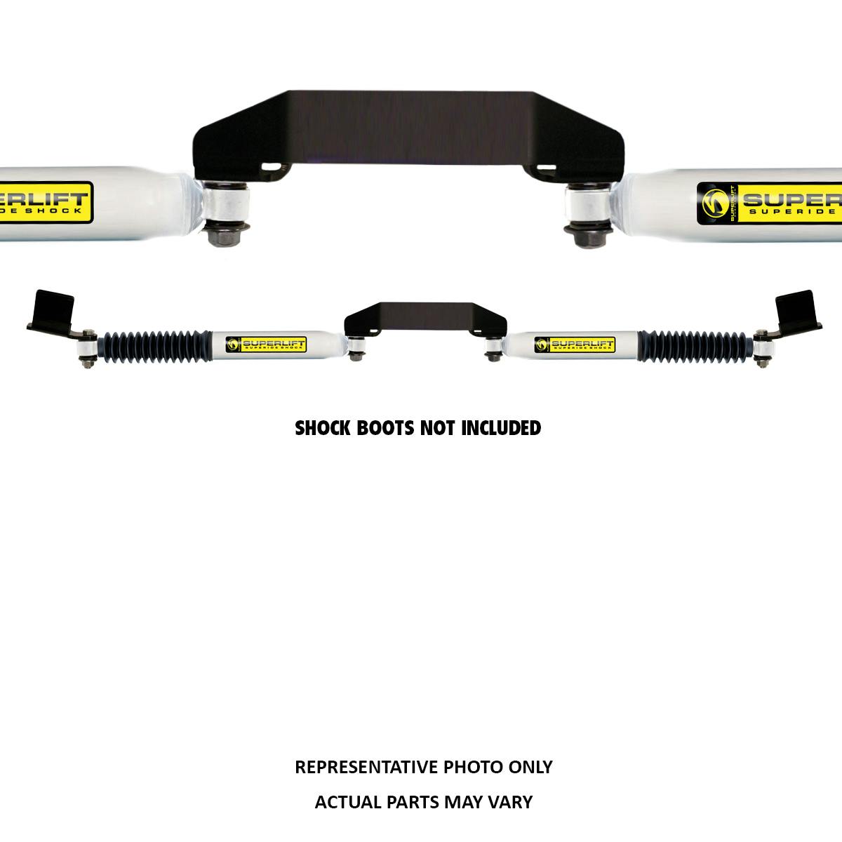 Superlift 92693 Dual Steering Stabilizer Kit - SR (Hydraulic)