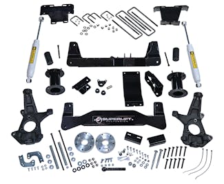 Superlift K162 6.5 inch Lift Kit with Superlift Rear Shocks