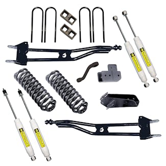 Superlift K385 4 inch Lift Kit - Radius Arm Kit with Superlift Shocks