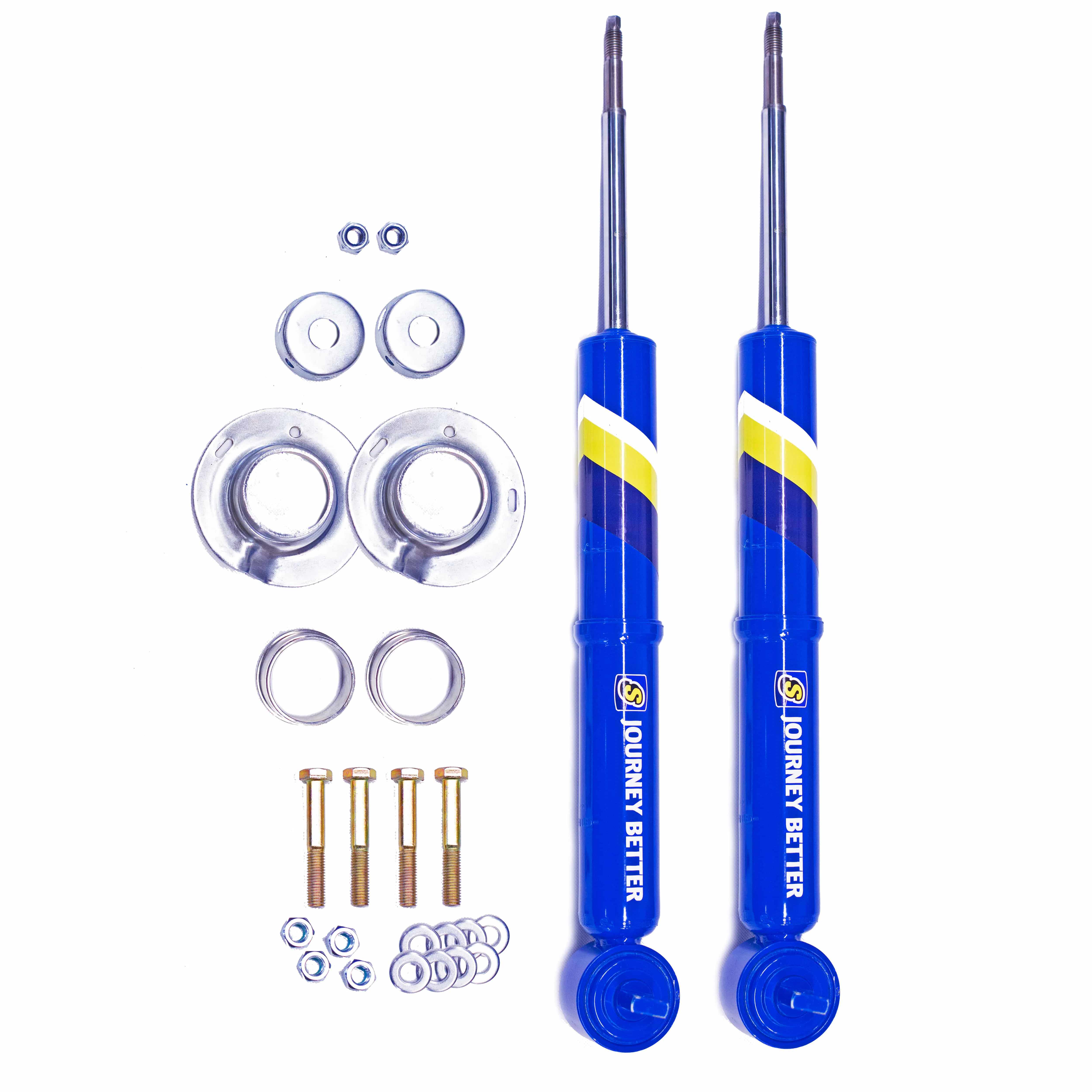 SuperSprings JBS-101-01 Leveling shock with a unit on one side used as ...