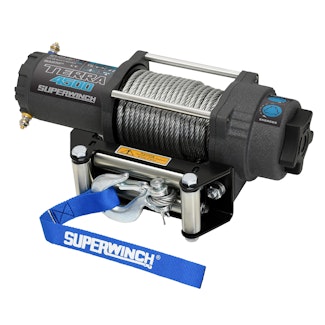 Superwinch 1145260 Terra Wire Rope Winch, Gray Wrinkle