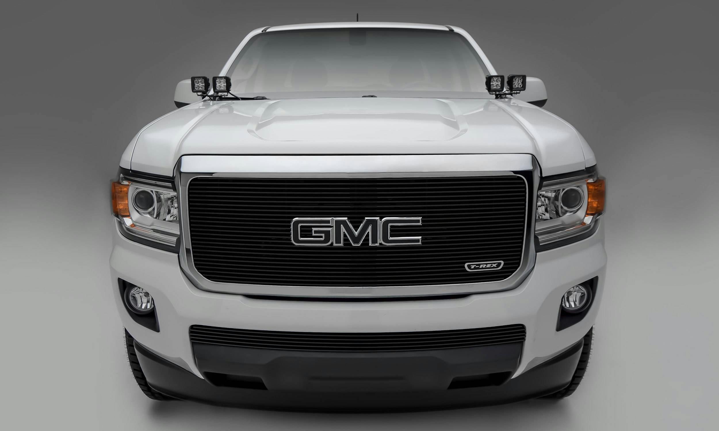 T-Rex Grilles 25371B Billet Bumper Grille, Black, Aluminum, 1 Pc