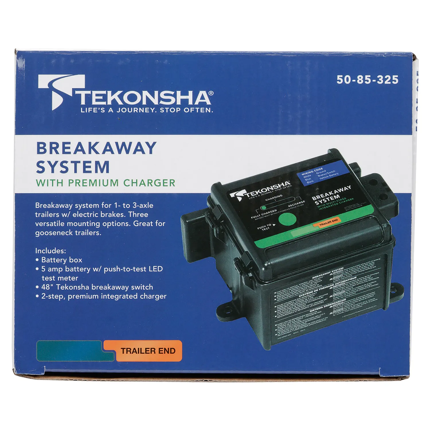 Tekonsha 2010-P Interrupteur Breakaway Pour Remorque - Sécurité Freinage D'Urgence Automatique Obligatoire