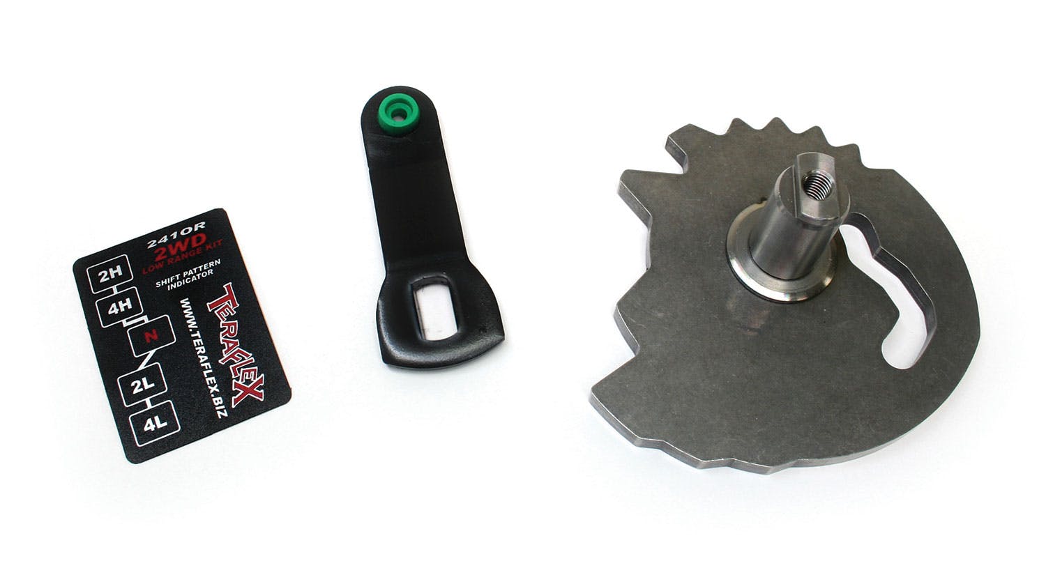 Teraflex 2246900 TJ 241OR 2Low 2WD Low Range Shift Sector Kit 97