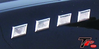 TFP 10127UP Universal Port Universal Fitment - Steep Square (Chrome Screen). 8 Pieces