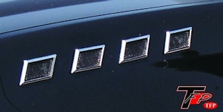 TFP 11187UP Universal Port Universal Fitment - Steep Square (Black Screen). 8 Pieces