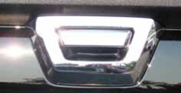 TFP 152VT Tailgate Handle Insert No Cutout for Backup Camera Plastic Chromed Finish