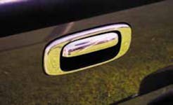 TFP 410 Tailgate Handle Insert  Stainless Steel Chromed Finish