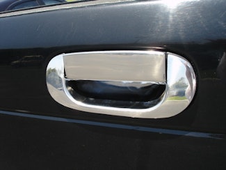 TFP 430VT Tailgate Handle Insert 2 Piece Kit Box Package Plastic Chromed Finish