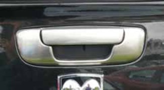 TFP 431BR Tailgate Handle Insert 2 Piece Kit. Stainless Steel Brushed Finish