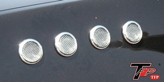 TFP 46087UP Universal Port Universal Fitment - Circle (Chrome Screen). 8 Pieces