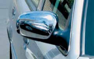 TFP 526 Car Mirror Insert Full Cover Plastic Chromed Finish