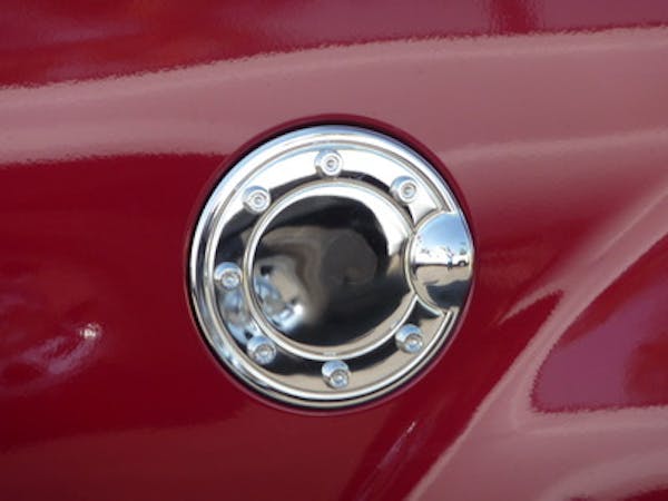 TFP 805B Fuel Door Insert With Bolts  Stainless Steel Chromed Finish