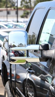 TFP 592 Truck & SUV Mirror Insert Plastic Chrome Finish
