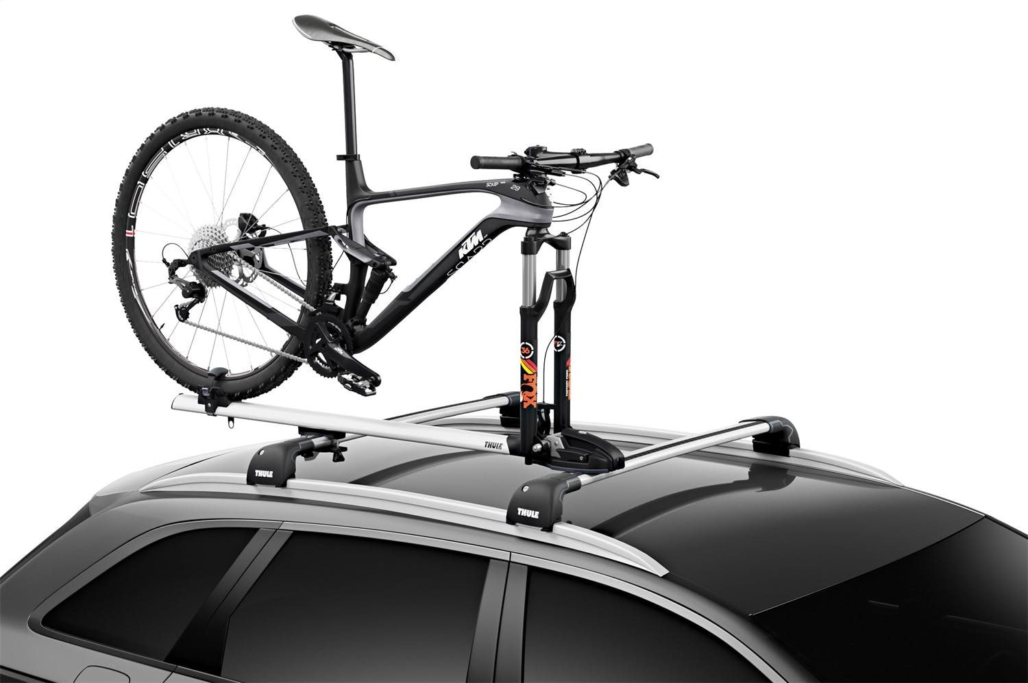 Thule bike carrier online roof