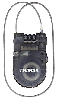 Trimax T33RC Retractable Cable 3-Digit Combo Lock (3Mm X 36 L)