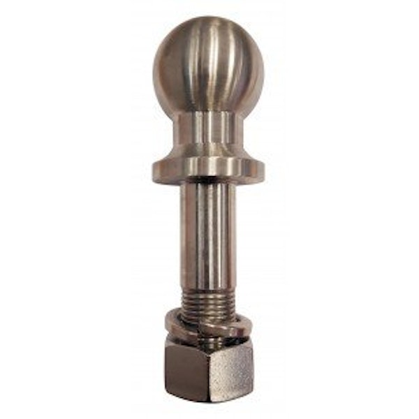 Trimax TBSXAL2 2 Tow Ball - Stainless Steel, for RP & XTR Aluminum Hitches