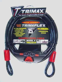 Trimax TDL1510 15' X 10mm TRIMAFLEX Dual Loop Multi-Use Cable