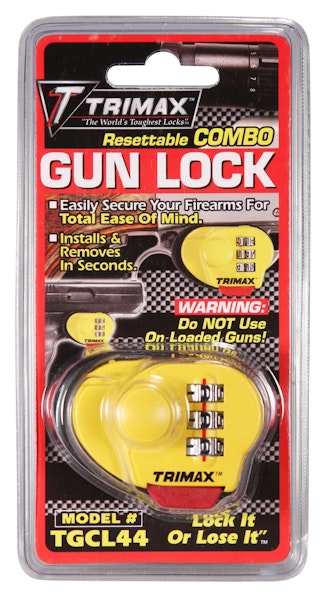 Trimax TGCL44 TRIMAX-Max-Security Combo Gun Lock, Single Pack