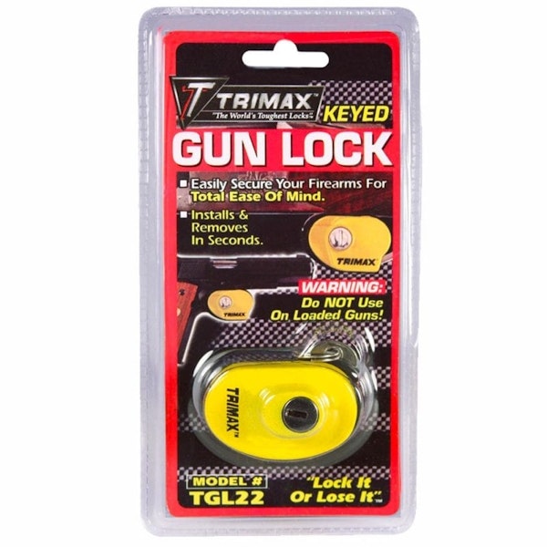 Trimax TGL22 TRIMAX-Max-Security Keyed Gun Lock, Single Pack